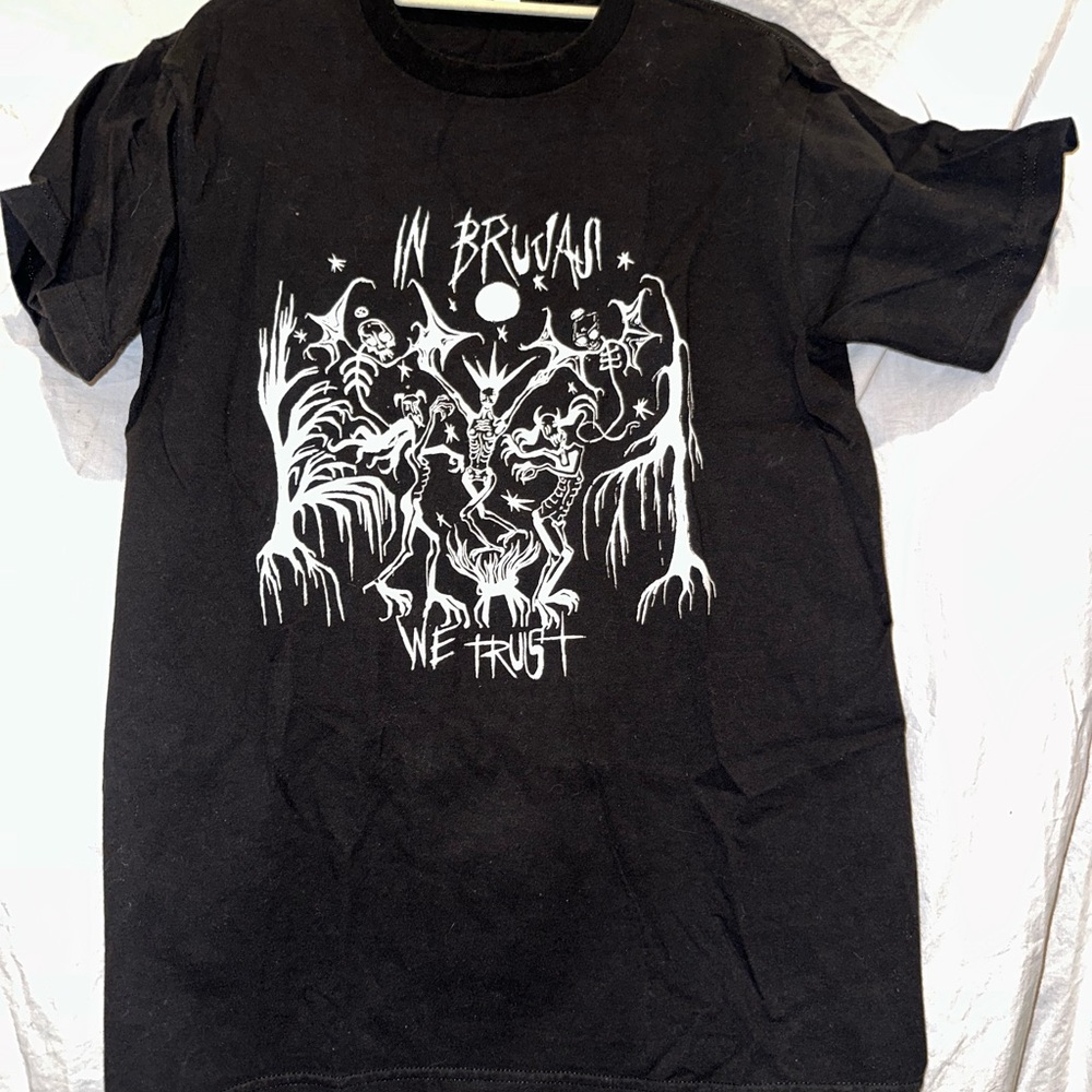 Halloween Hot topic style Black 'In Brujas We Trust' Graphic Tee